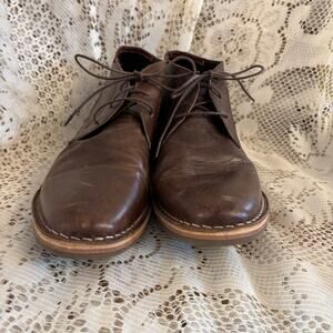 Steve Madden Hestonn Men's US 11 Brown Leather Chukka Boots
